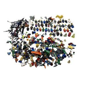 *Large lot of Mini Figures Weapons Accessories Pieces and Parts